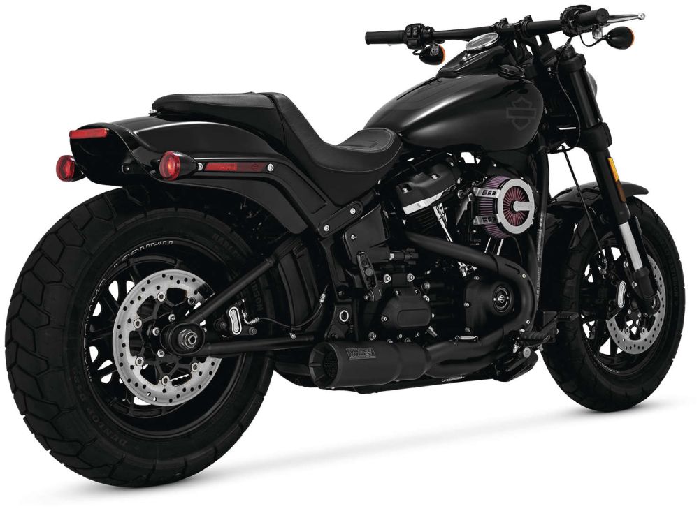 Vance And Hines 2-into-1 Hi-Output Exhaust Black With Fuelpak FP4