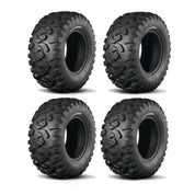 Kenda Set of Two K3201 Mastodon HT Tires (8 Ply) [27x9R-12] And Two (8 Ply) [27x10R-12] Tires