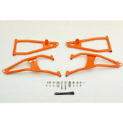 High Lifter Front Forward Upper And Lower Orange Control Arms For Polaris Models MCFFA-RZR9-O