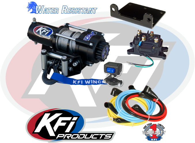 KFI Products Winch Kit For Polaris RZR XP Turbo S/S 4 2018-2020