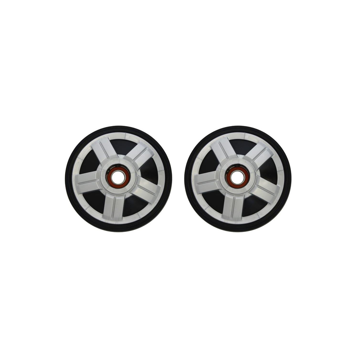 Outside Rear Silver Idler Wheels Kit BOMBARDIER/SKI-DOO Freestyle 550Fan 2007