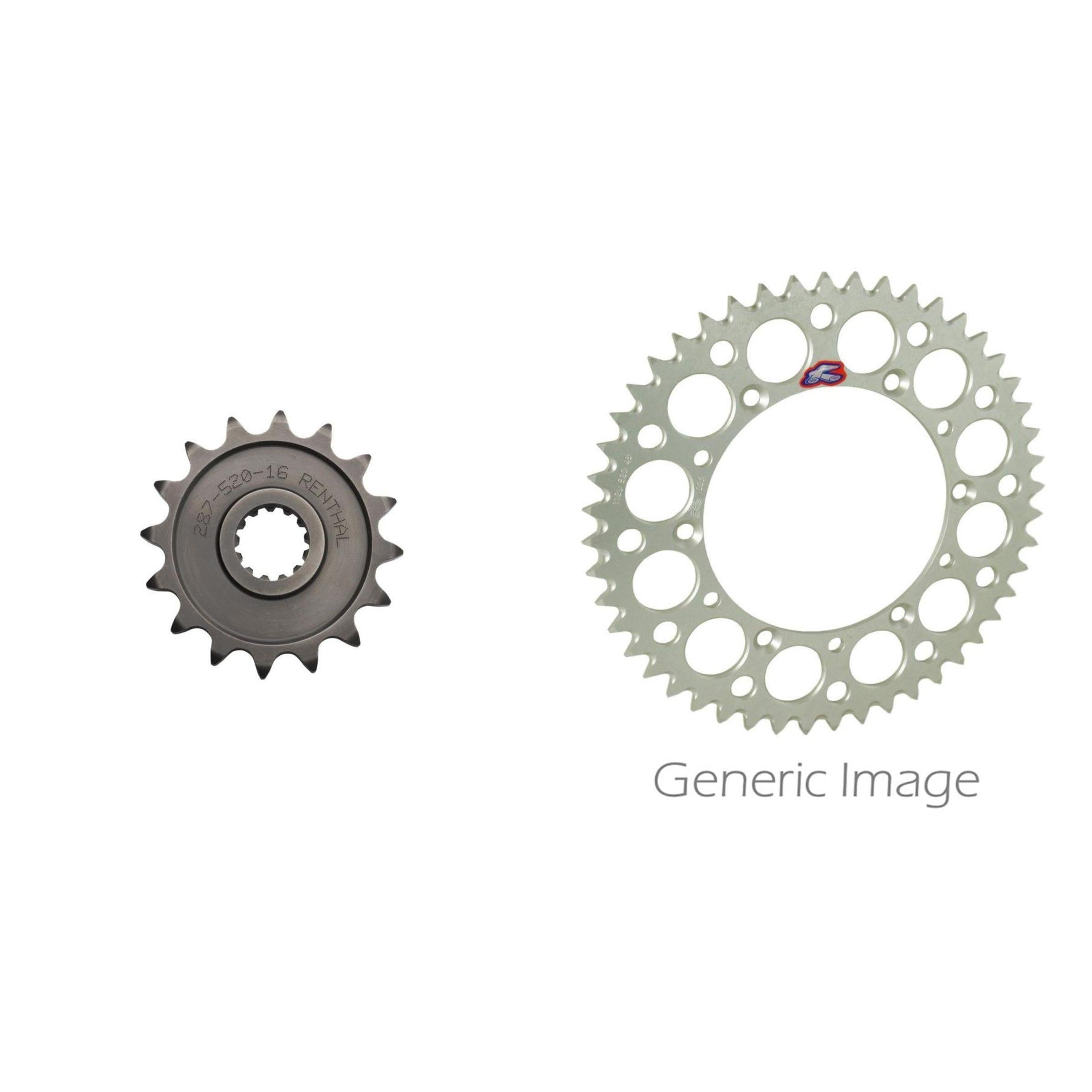 Front Steel & Rear Aluminum Sprocket Kit for KAWASAKI Ninja ZX-6R 2007-2012