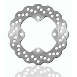 Brake Rotor For Kawasaki ER-6F/ER650 ER-6N 2006-2017 Contour Rear Silver