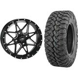 Set of 2 Mounted Wheel and Tire Kit Wheel: 15x7 4+3 4/156 Tire: 30x10-15 8 Ply