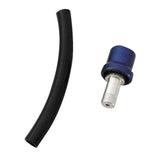 Modquad Billet Gas Cap Breather Valves 3" Hose Blue