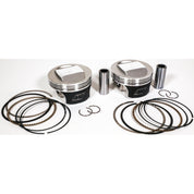 Wiseco Tracker Piston Kit Evo Dome Big Twin 1340 10:1 +.030 K0216P3