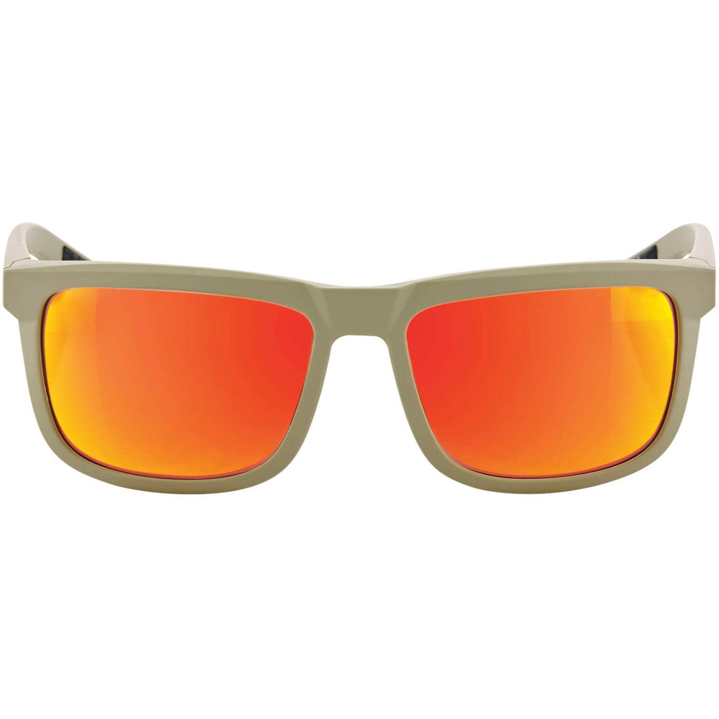 100% Blake Sunglasses Tan with Red Mirror Lens - 61029-104-43