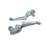 KURYAKYN ADJUST CLUTCH CHROME BOSS BLADES FOR 1997-2017 HARLEY CABLE CLUTCH 1080