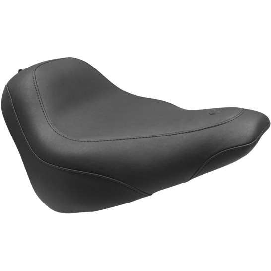 Mustang Wide Tripper Solo Smooth Seat Black For Harley-Davidson Street Bob FXBB 107 2018-2021 75162