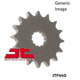 Piñón delantero de acero de 14 dientes para motocicleta de calle SUZUKI GSX1100F Katana 1988
