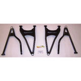 Brazos de control delanteros superiores e inferiores High Lifter negros para modelos Polaris HDFFA-RZR1-1-B
