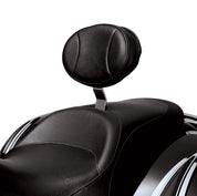 Kuryakyn Black Vinyl Plug N Go Play Driver Backrest w/ Pouch Victory Magnum 1656