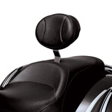 Kuryakyn Black Vinyl Plug N Go Play Driver Backrest w/ Pouch Victory Magnum 1656
