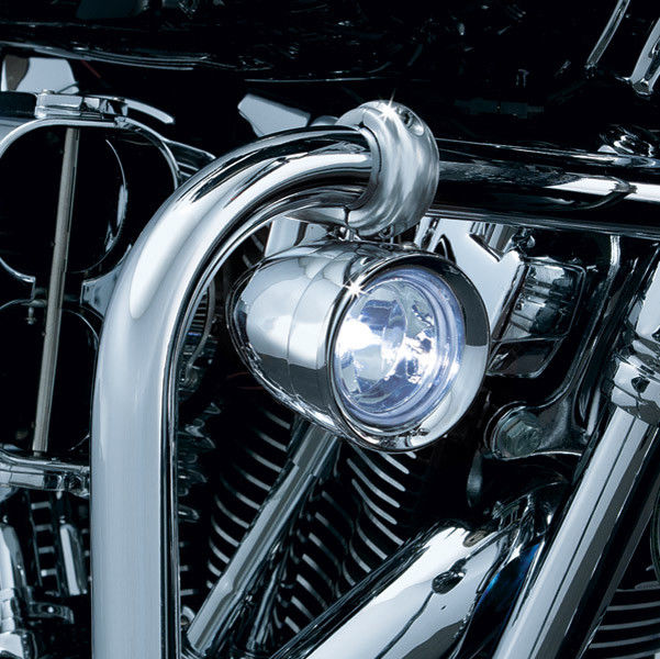 Engine Guard Driving Lights Chrome Cleaby Kuryakyn