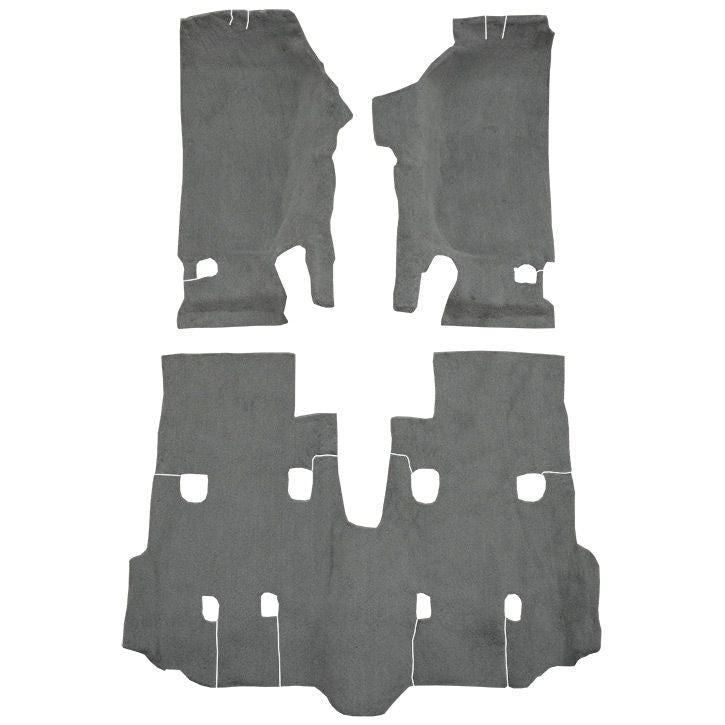 ACC Replacement Carpet Kit For 2007-2010 Jeep Wrangler 4DR Unlimited Pass Area - CHOOSE COLOR