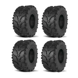 Juego de dos neumáticos Kenda K299 Bear Claw (6 capas) [25x8-12] y dos neumáticos (6 capas) [25x10-12]