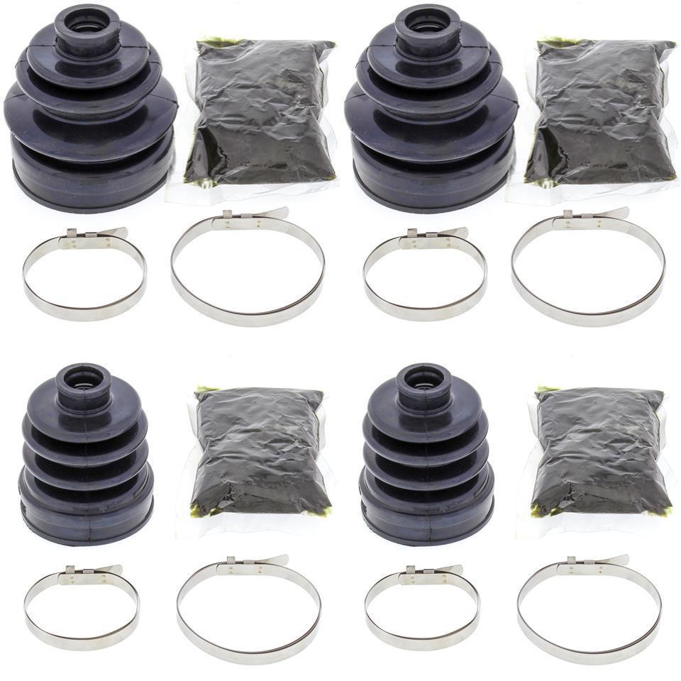Complete Front Inner & Outer CV Boot Repair Kit for Honda TRX500FGA 2004