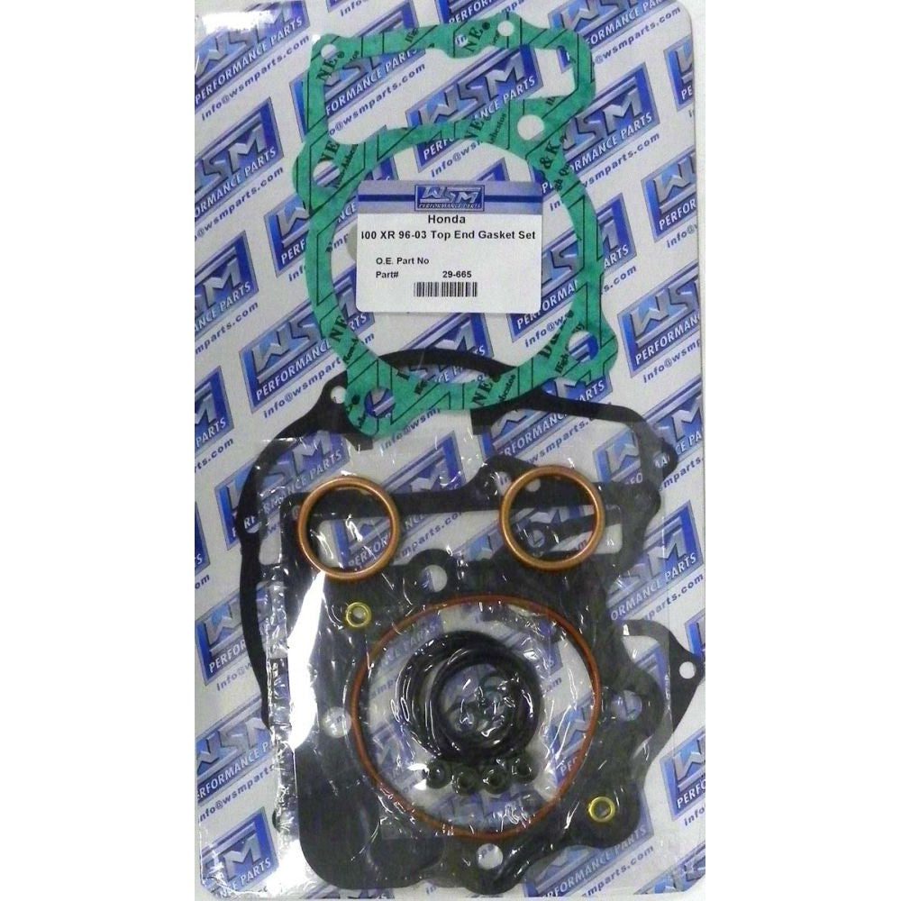 WSM Top End Gasket Kit For Honda 400 XR 96-04 29-665