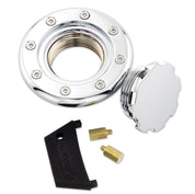 KURYAKYN FLUSH MOUNT VENTED RIGHT SIDE GAS CAP 1982-2017 HARLEY SCREW TYPE TANKS