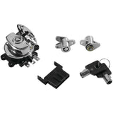 Bikers Choice Ignition Switch and Saddlebag Lock Kit For - 78404 Chrome