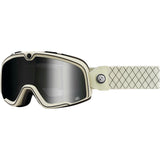 100% Barstow Goggles Roland Sands with Silver Mirror Lens - 50002-381-02