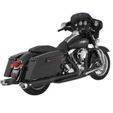 Cómoda doble Vance & Hines negra con FuelPak FPC