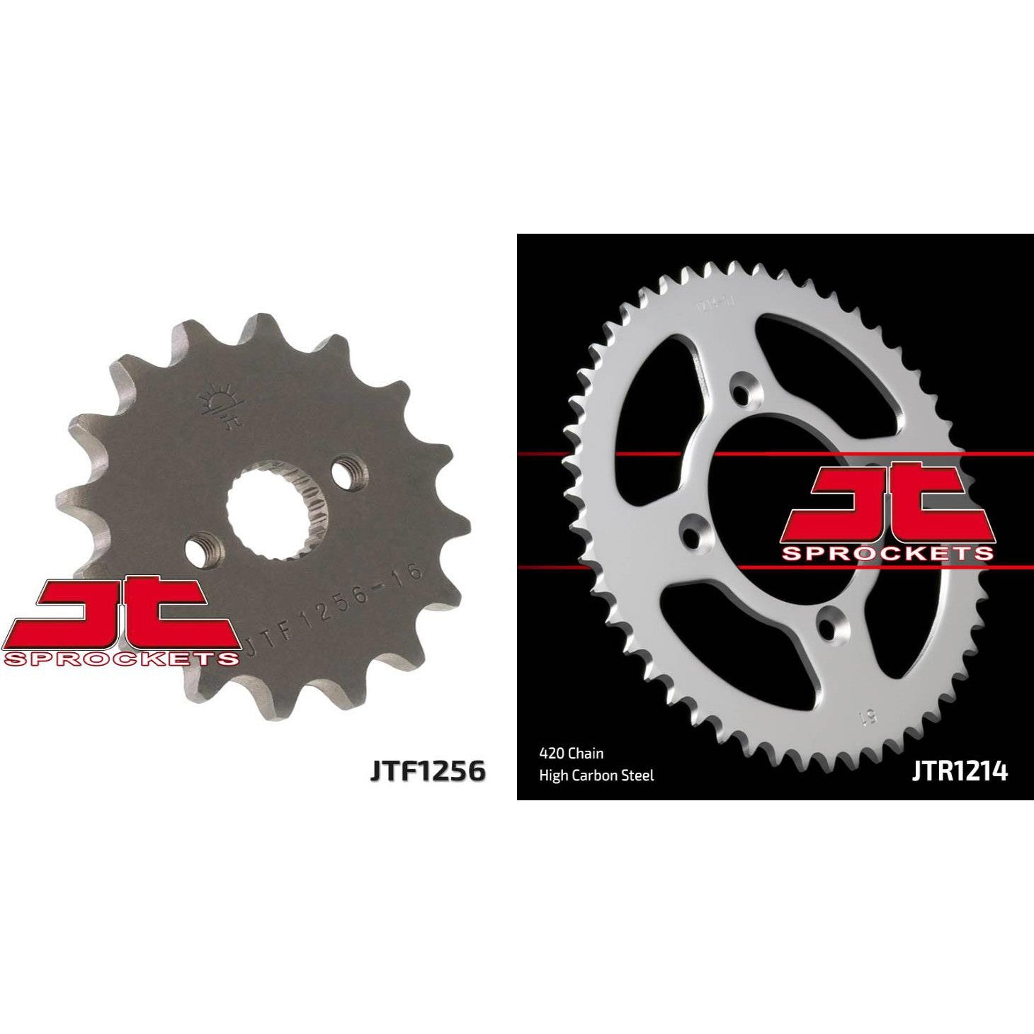 Front & Rear Sprocket Kit for HONDA CRF70 F-4,5,6,7,8,9,A,B,C 04-12 JT Sprockets