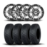 ITP SS212 15" Machined Black Wheels And Tenacity XNR Tires [35x9.5R-15]