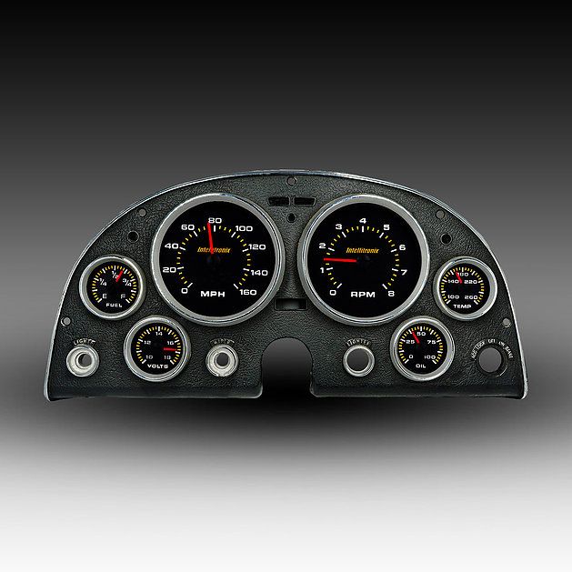 Intellitronix 1963-1967 Corvette Analog AP2000 - Black