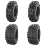 Set of 4 ATV QUADBOSS Tires (QBT446 25x8R-12 Front, 25x10R-12 Rear)