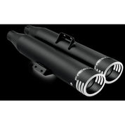 Freedom Performance Sportster 3 1/4" Signature Slip-on Exhaust Black With Black Tip HD00388
