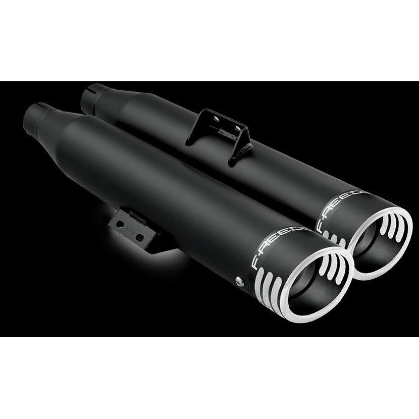 Freedom Performance Sportster 3 1/4" Signature Slip-on Exhaust Black With Black Tip HD00388