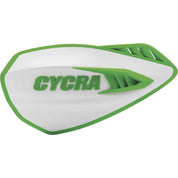 Cycra Cyclone Handguards White/Green - 1CYC-0056-241