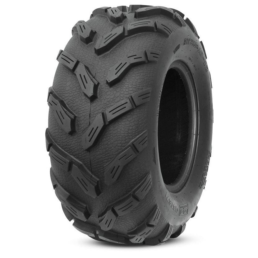 Set of 2 QUADBOSS QBT671 Front/Rear Tires 26x10-12 6-ply