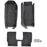 ACC Replacement Carpet Kit For 2005-2013 Chevrolet Corvette Convertible Front with Riser