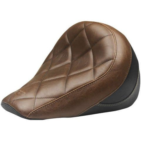 Mustang Standard Touring Solo Seat Black And Brown For Indian Scout Bobber 2018-2021 76843