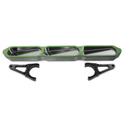Modquad Bezel Billet 3-Panel Mirrors Green