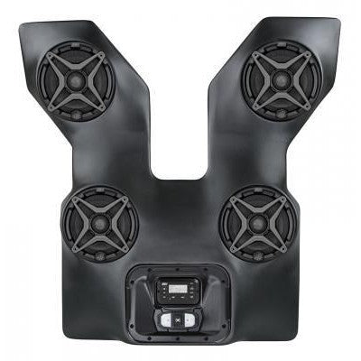 SSV Works 4 Speaker Overhead Weatherproof Audio System With RCA Harness And AUX/USB Add-On