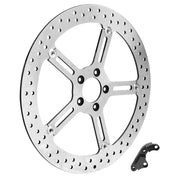 Arlen Ness Left Big Break 15in Stainless Floating Rotor Kit 02-972