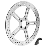 Arlen Ness Left Big Break 15in Stainless Floating Rotor Kit 02-972