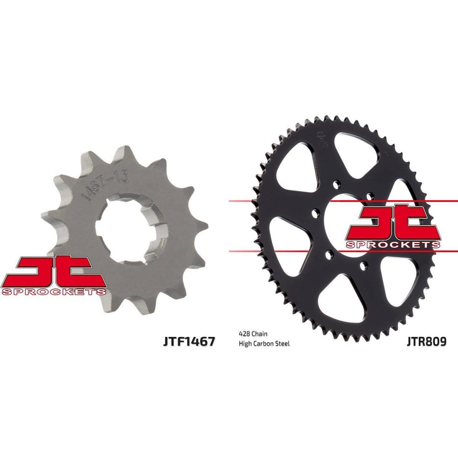 Front & Rear Sprocket Kit for SUZUKI TC100 72-77 JT Sprockets