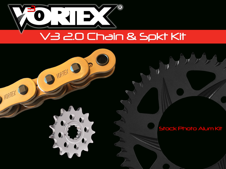 Vortex Gold GFRA G520SX3-108 Chain and Sprocket Kit 15-45 Tooth - CKG5223