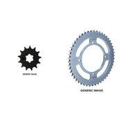 SUNSTAR Front and Rear Steel Sprocket Kit fits OFFROAD KAWASAKI KLX140 2008-2015