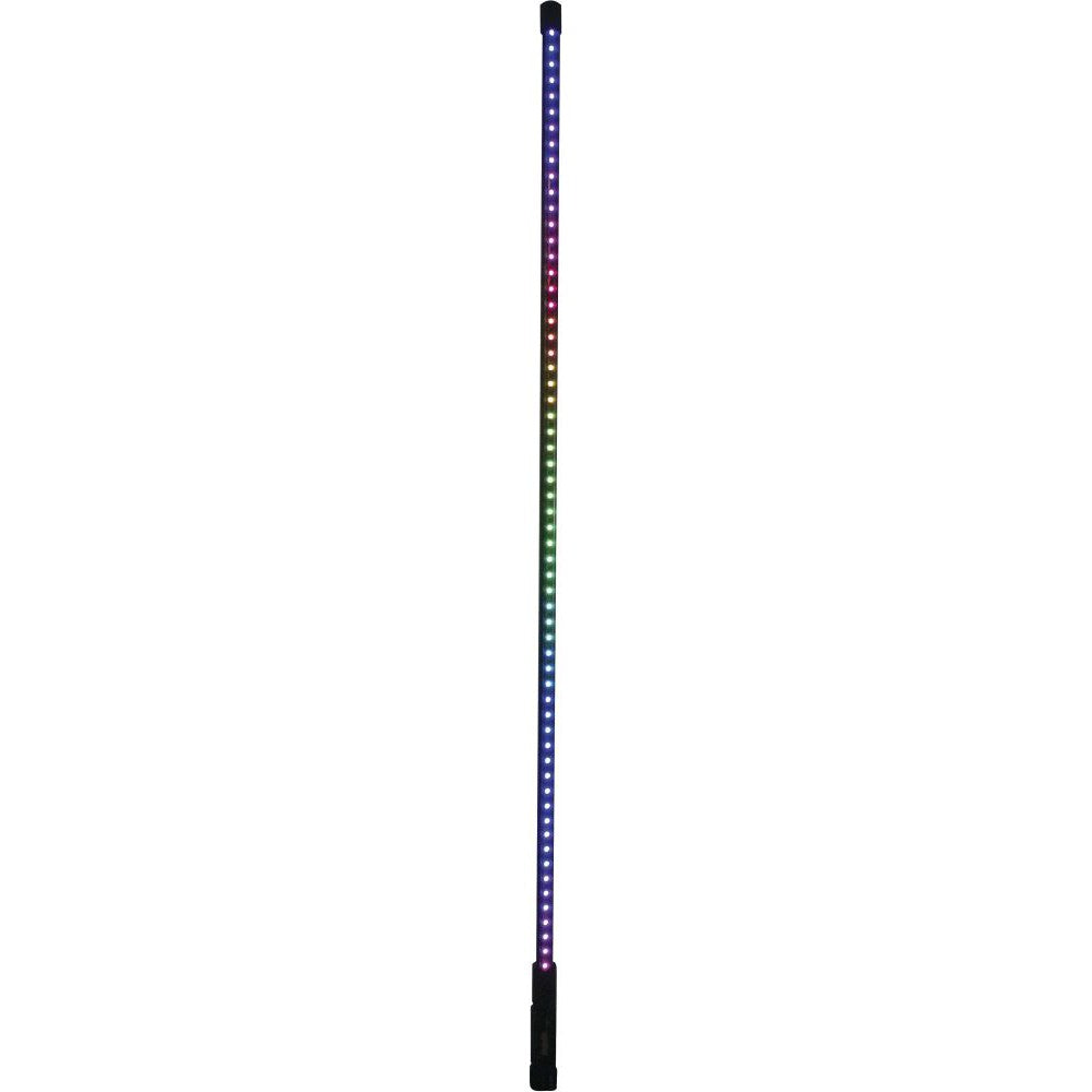 DragonFire Racing LED Lighted Whip V2 with Remote 2 FT Black - 522607