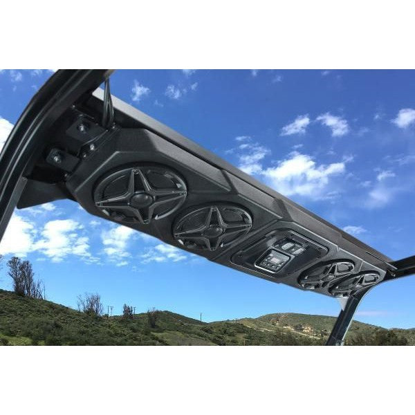 SSV Works 4 Speaker Overhead Sound Bar With 6.5" Speaker Pods For Polaris Ranger 18-22
