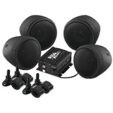 Boss Audio Systems 1,000-Watt Bluetooth 3" Speaker Kit Black