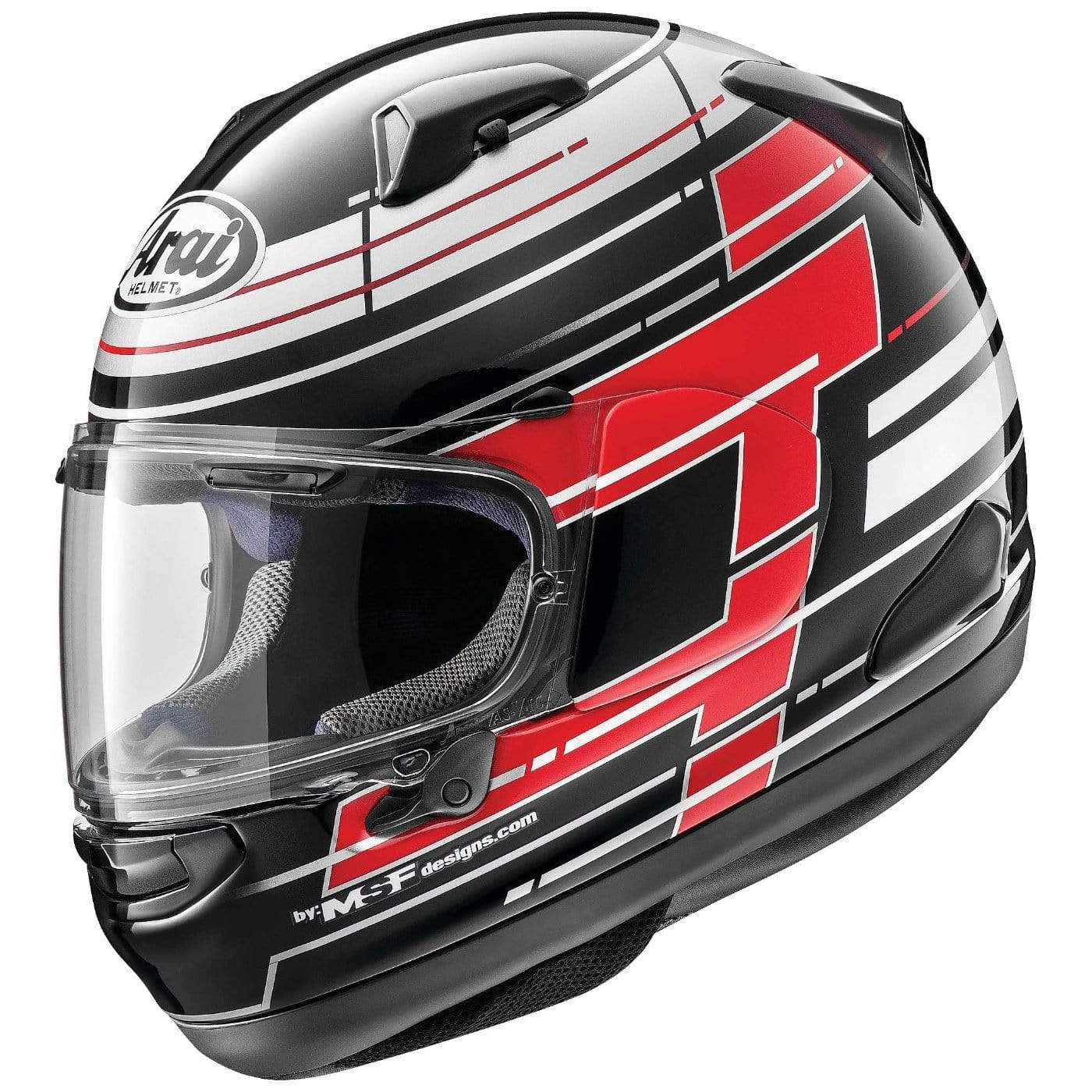  Black Frost Arai Signet-X Striker Motorcycle Helmet