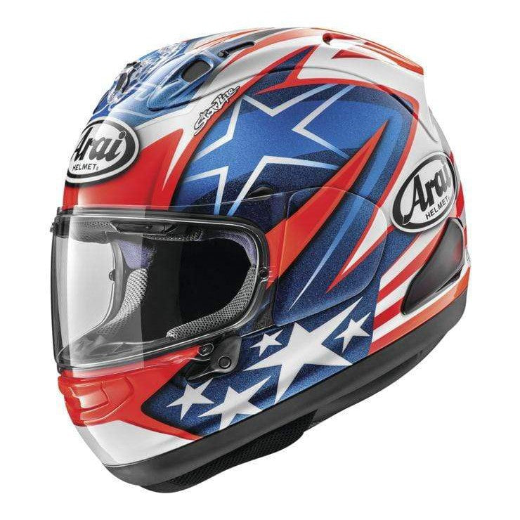 Arai Helmets Helmets Arai Corsair-X Nicky-7 Motorcycle Helmet - Blue