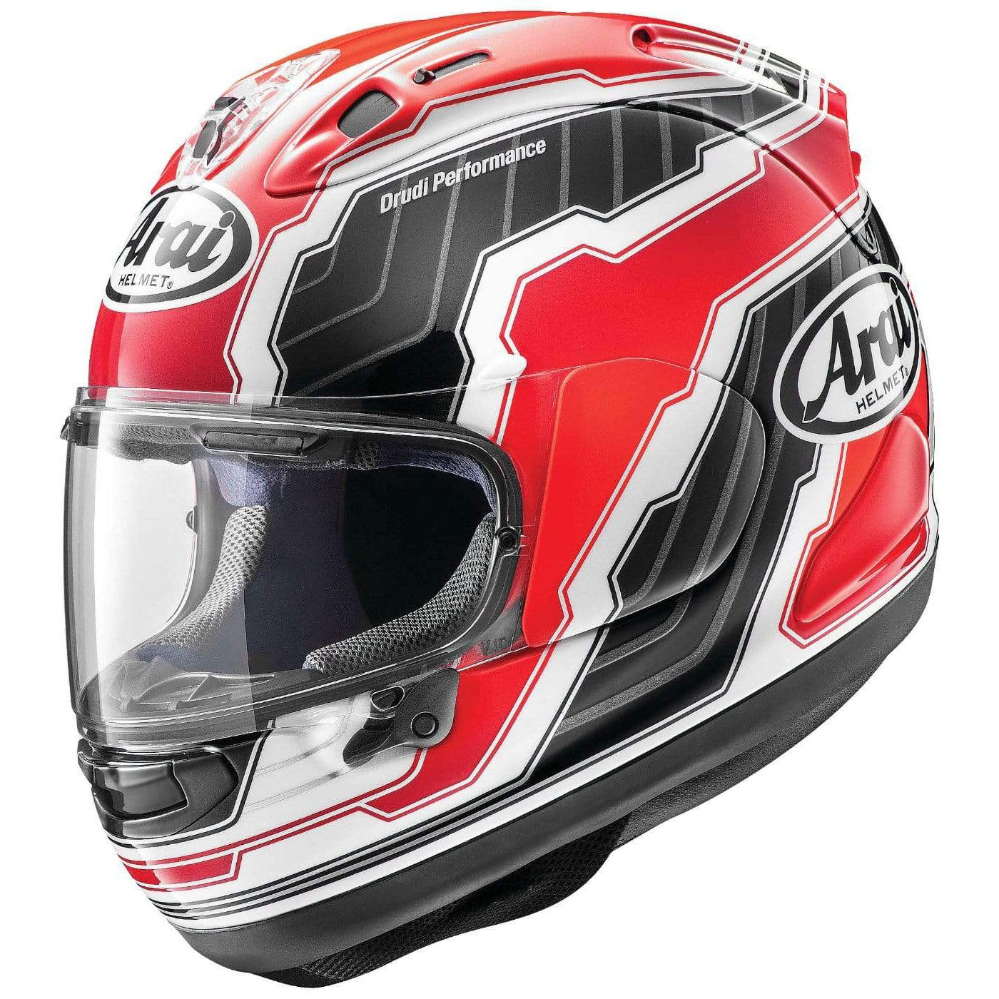  Red Arai Corsair-X Mamola Edge Motorcycle Helmet