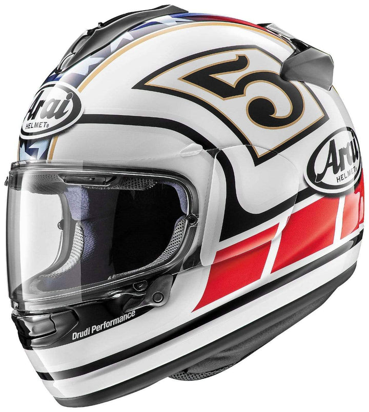 Arai Helmets Helmets LG / White (2020) Arai DT-X Edwards Legend Motorcycle Helmet